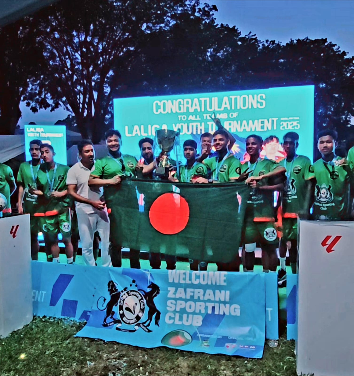 Zafrani Sporting Club LaLiga youth tournament moment 1