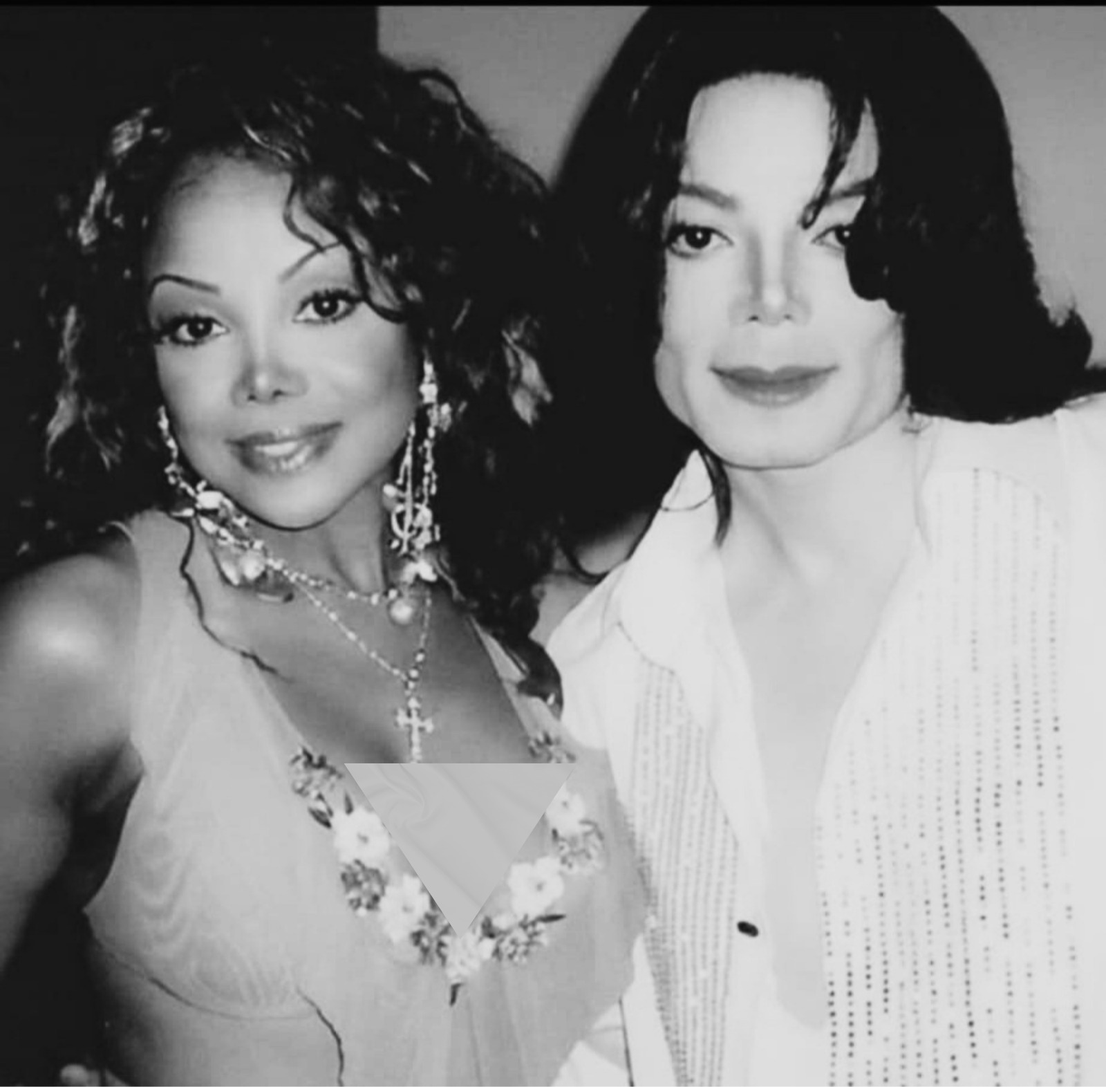 La Toya Jackson with microphone