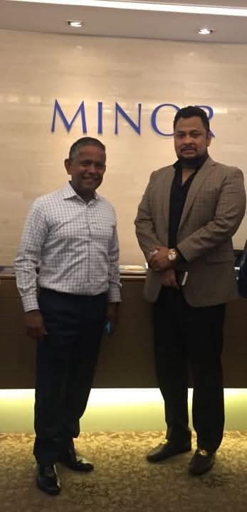CEO, MINOR group Thailand with Versatilo Chairman