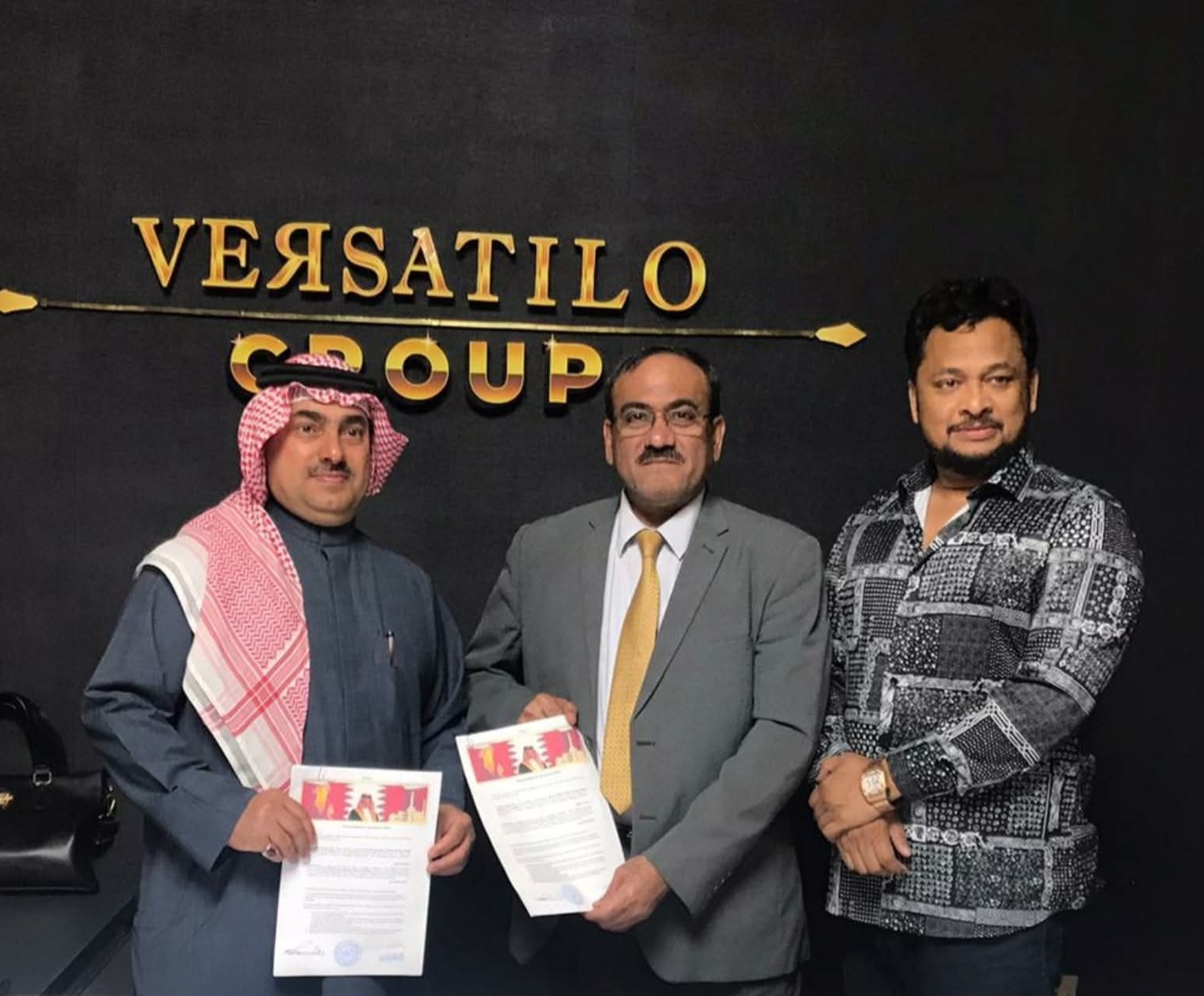 Versatilo Bahrain partner His Highness Shaikh Khalifa Salman Al Khalifa