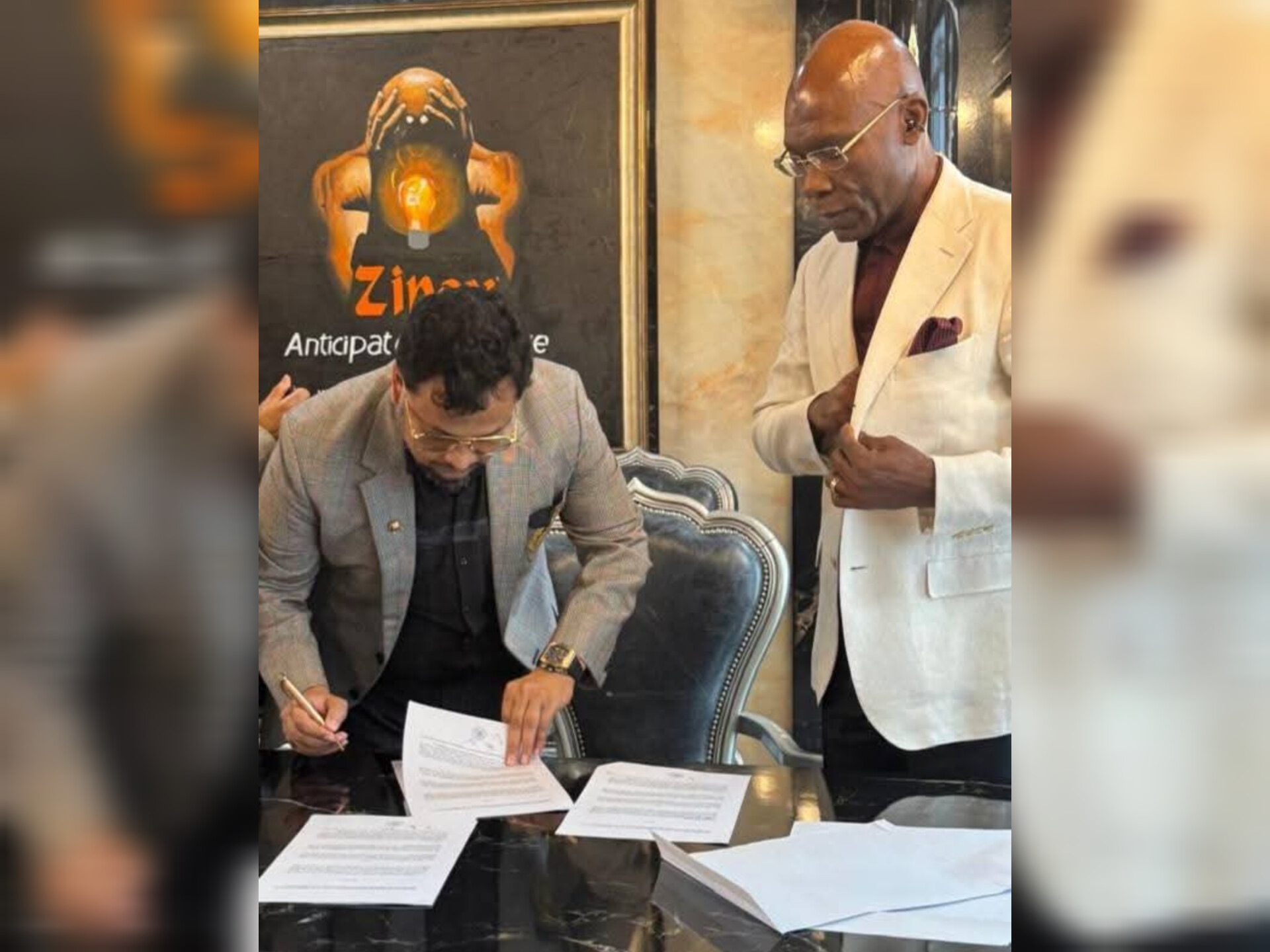 Versatilo Chairman with Chairman of Zinox Technologies Ltd.