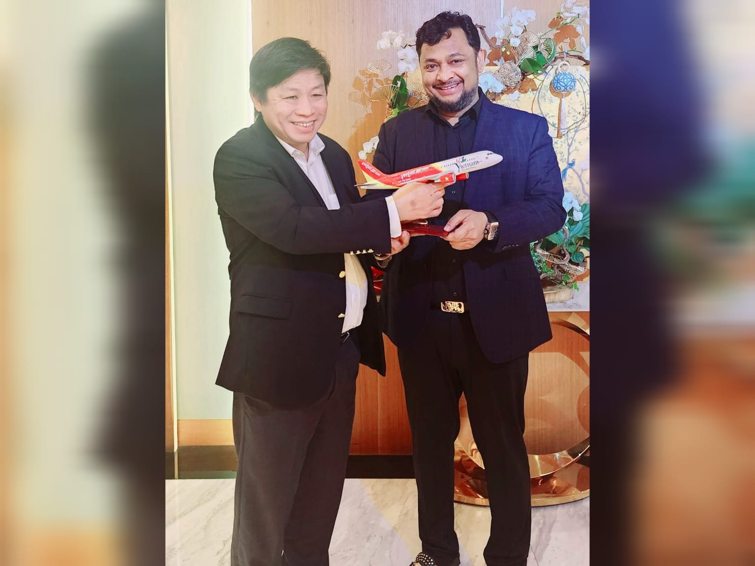 Dr. Hung, the Chairman Sovico Group and VC of VietJet after the busienss understanding with Dr. Kamrul Ahsan