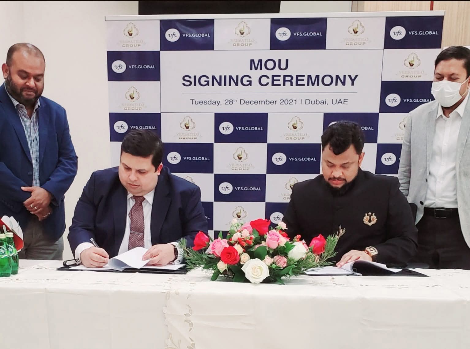Technology and Strategic Partnership Agreement Signing Ceremony - VFS Global & Versatilo Group